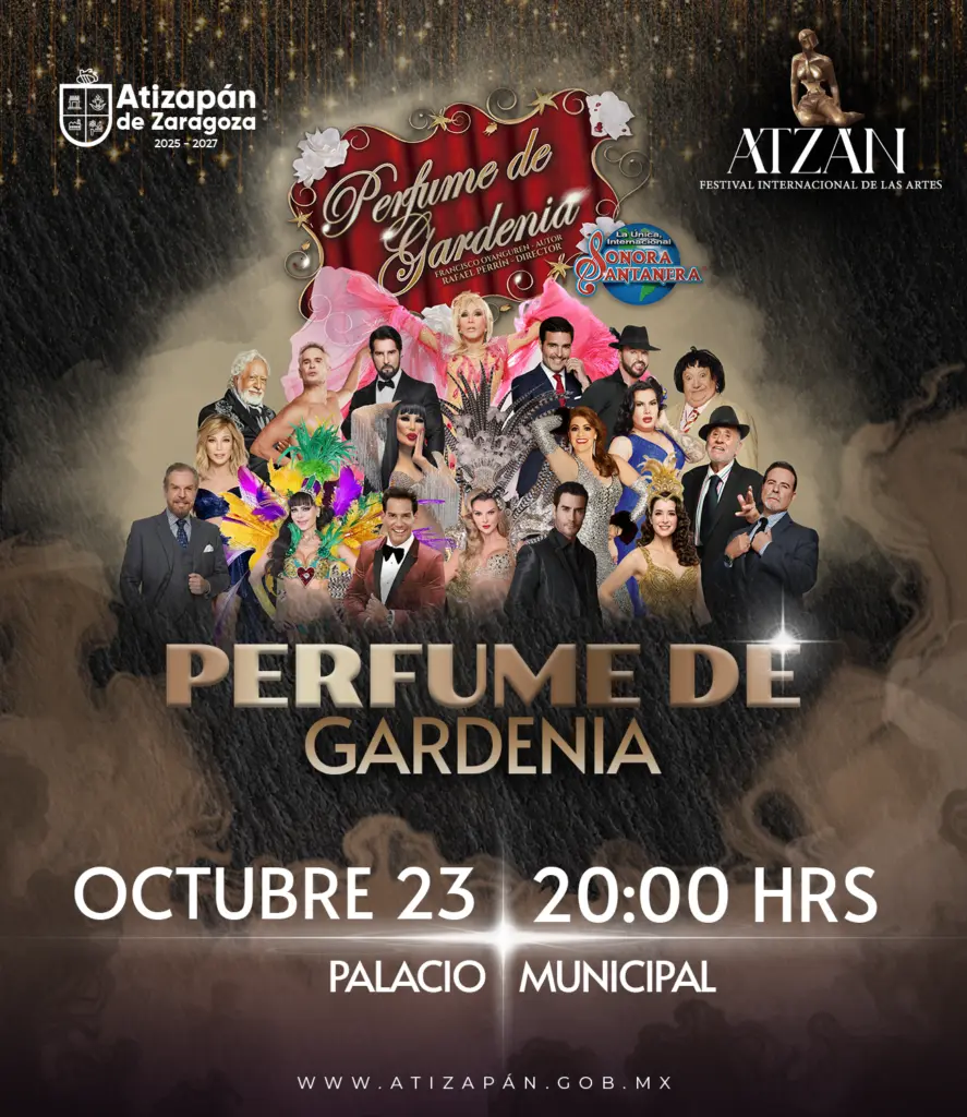 Invitación oficial: Perfume de Gardenia con la Sonora Santanera