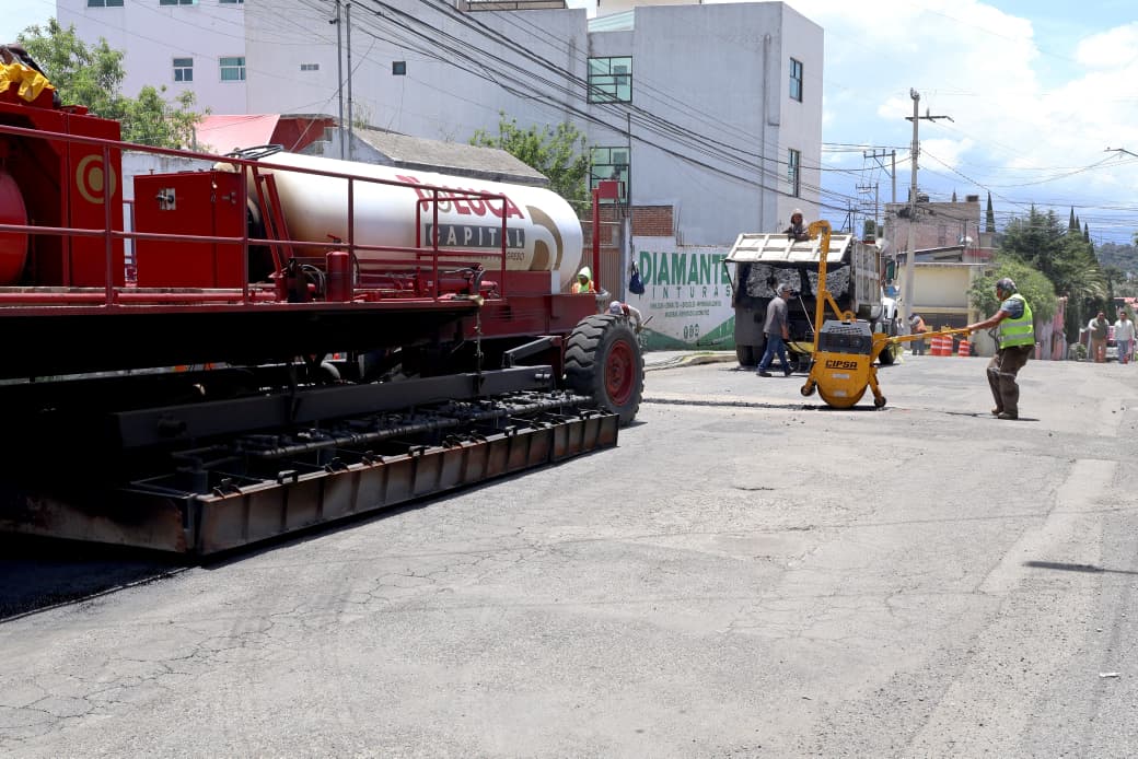 Toluca reporta más de 18 kilómetros de vialidades rehabilitadas en seis meses — Ayuntamiento de Toluca