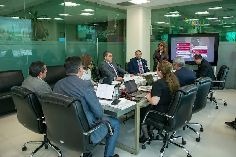 Sesión del Órgano de Administración Judicial del Estado de México